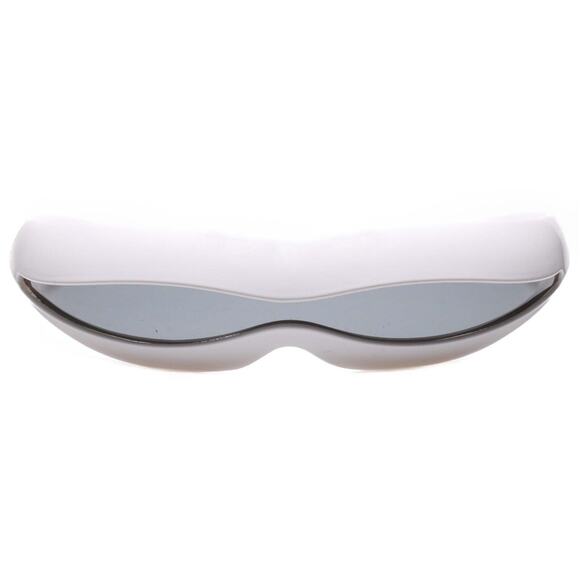 Wrap Around Costume Robot Cyclops Visor Futuristic Cosplay White Sunglasses - Picture 4 of 4
